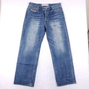 Diesel Kratt Baggy Distressed Jeans 38 Blue